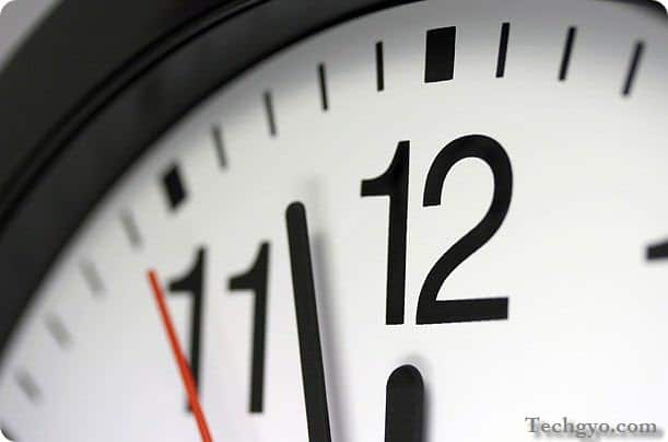 blogging time management clock