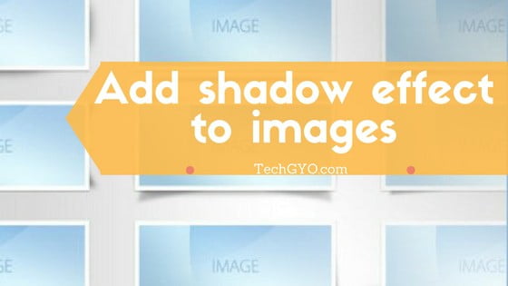 Image shadow effects online
