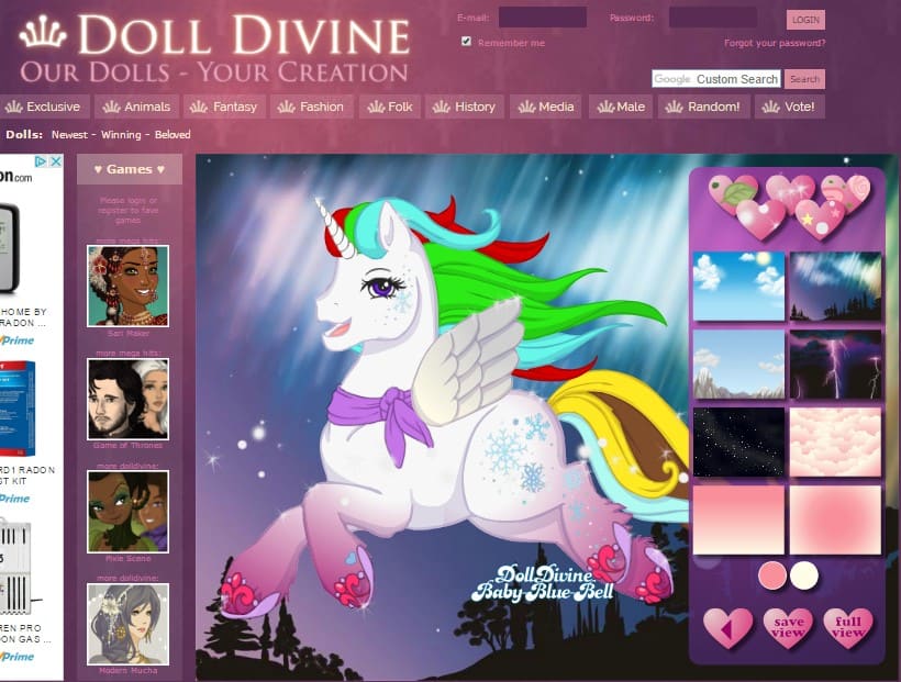 Doll divine mega hot sale anime avatar creator