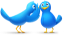 twitter blue gossip birds
