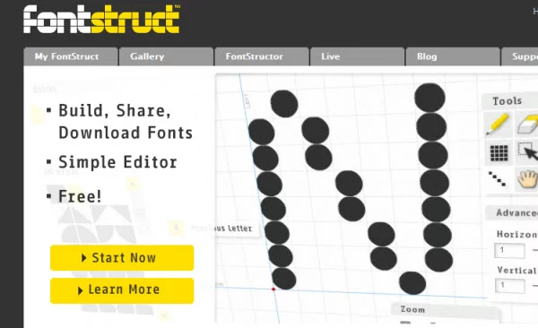 font struct