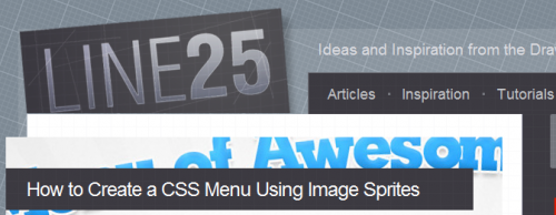 line 25 tutorial on CSS Menu line 25 tutorial on CSS Menu