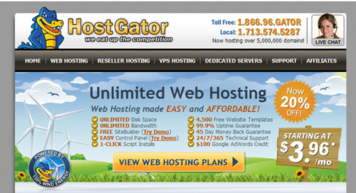 hostgator unlimited hosting giveaway