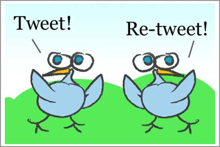 tweet-tweet and retweet