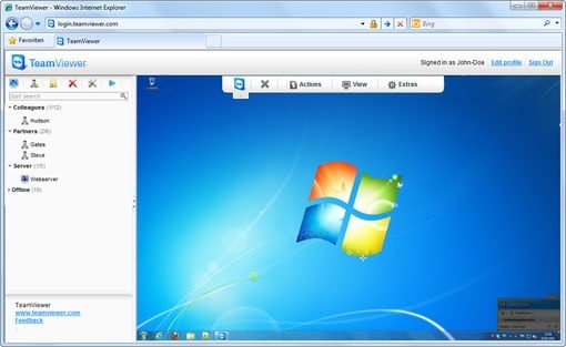 teamviewer web connector download