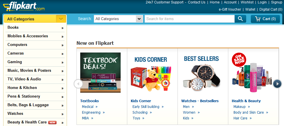 Flipkart-Website Screenshot