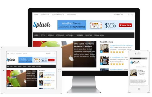 Splash wordpress theme mobile friendly wordpress themes