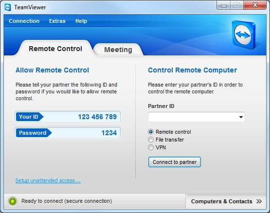 TeamViewer Screenshot