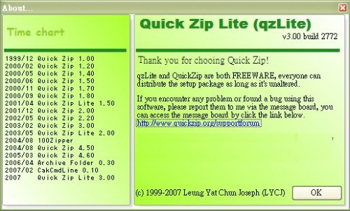 quick zip lite freeware