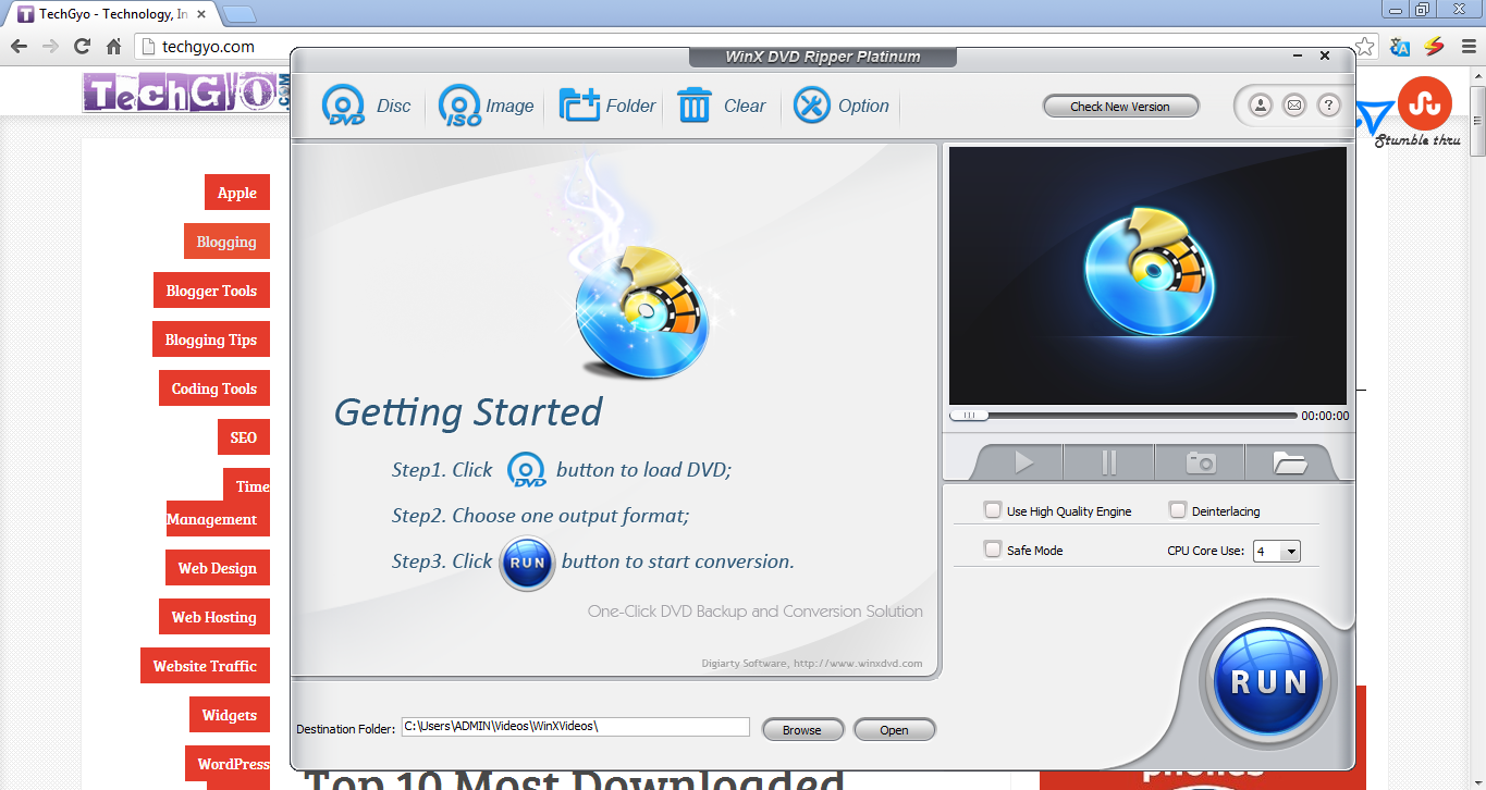 Review: WinX DVD Ripper Platinum 1