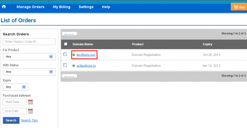 configuring blogger domain name with bigrock