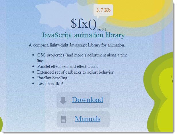 fx javascript animation library