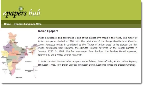 Top 5 Website to Read All e-Newspapers of India in One Place epapers hub