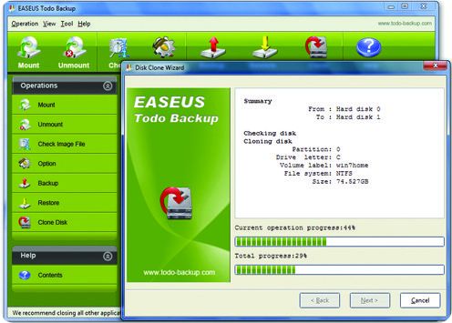 Easeus Todo backup