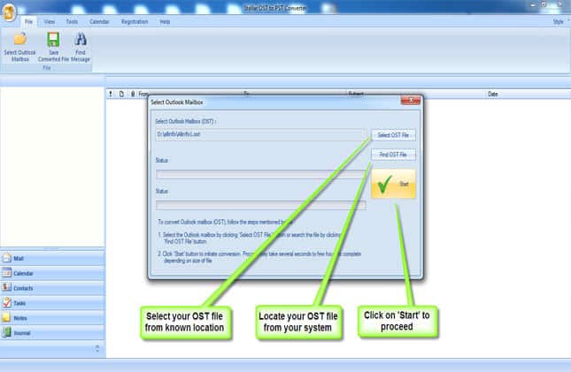 stellar ost to pst converter tool