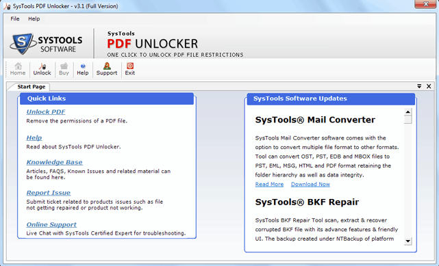 PDf unlocker software