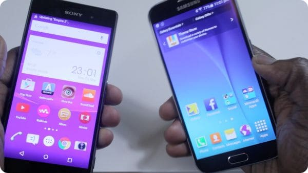 Galaxy S6 Vs Sony Xperia Z3 comparison