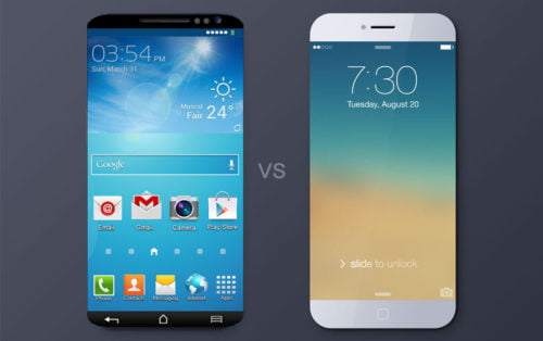iPhone 6 and the Galaxy S6 Compare
