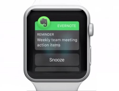 Apple watch app for Evernote