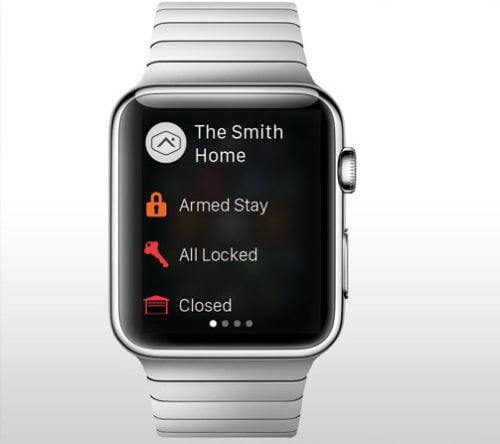 apple watch app alarm.com app