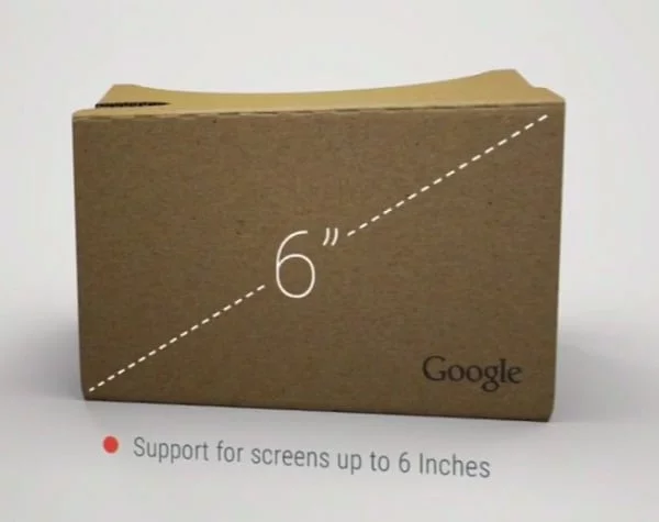 googles cardboard 2 virtual reality ios 6inch