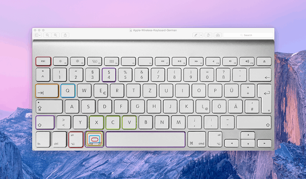 apple macbook german keyboard tricks
