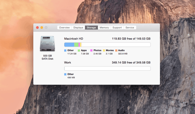 mac storage cleaup