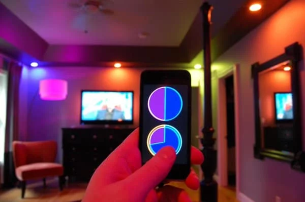 smart phone light controls