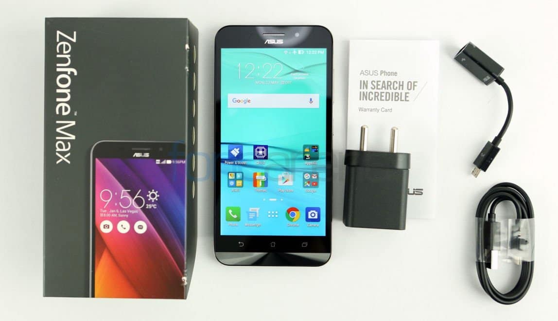 Asus Zenfone Max Box Accessories