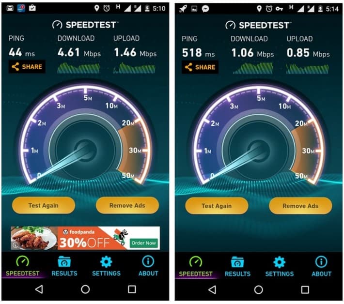 Speed Test - Rocket VPN