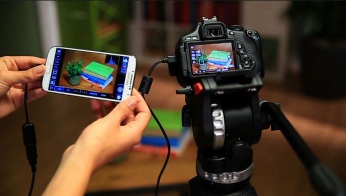 USB OTG CABLE - Connect DSLR