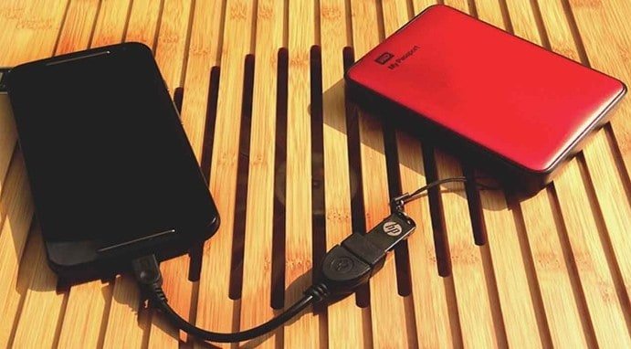 USB OTG CABLE - Connect External Drives