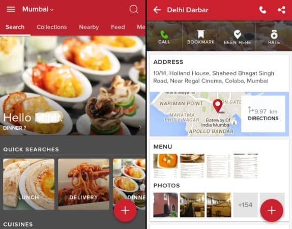 Zomato - Food, Events and Information