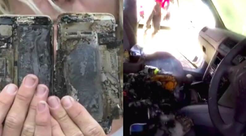 After Galaxy Note 7, Now iPhone 7 Explodes and Destroys a Car