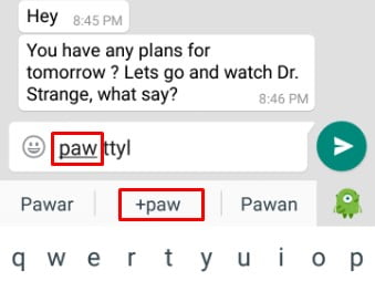 Text Shortcut - PAW for Parents Are Watching