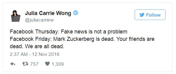 Facebook accidentally declares Mark Zuckerberg dead including million others
