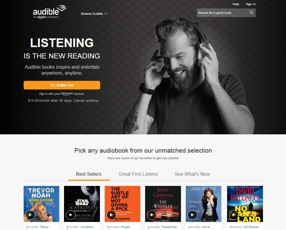 Websites an Avid Reader Must Know - Audible