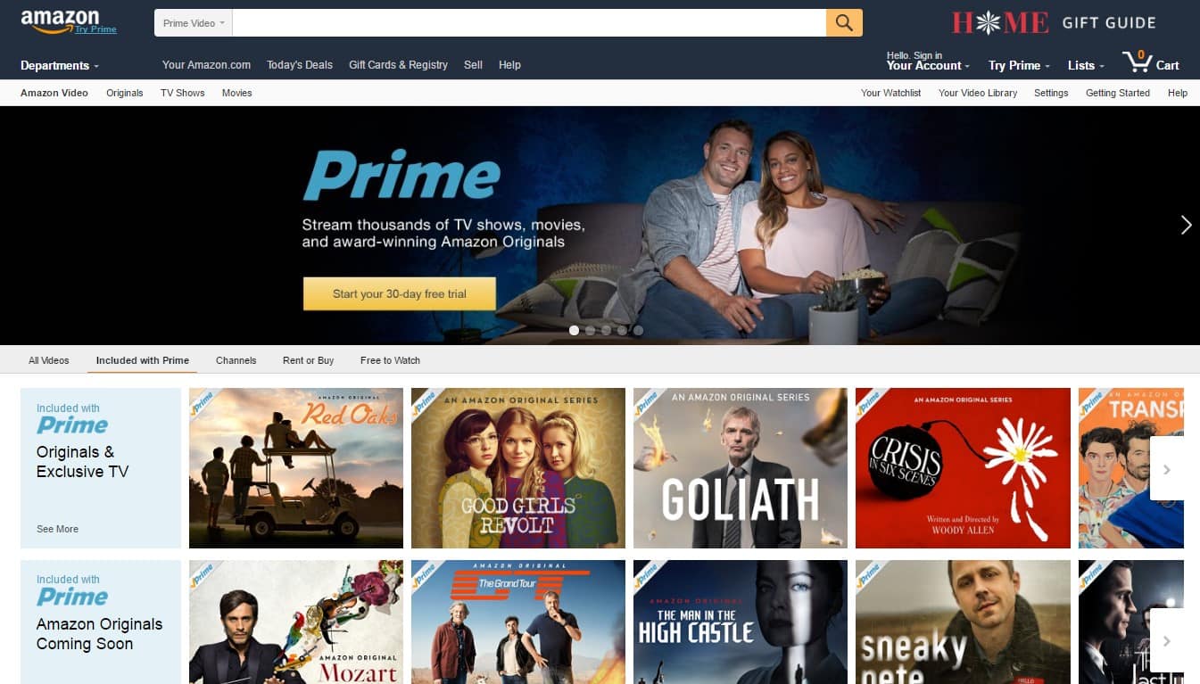 Amazon Prime Instant Video - The Best Websites on the Internet for Movies