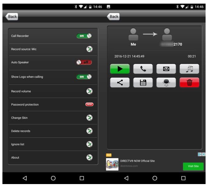 Call Recorder Application for Android 