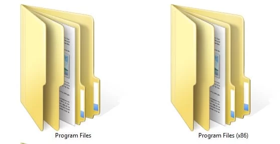 Program Files Folder - 32 bit or 64 bits