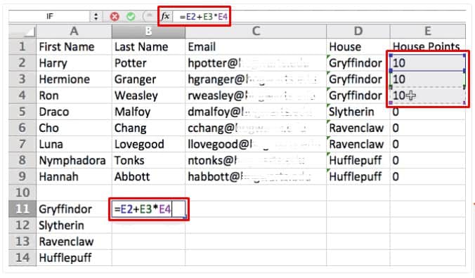 Parenthesis Formula 