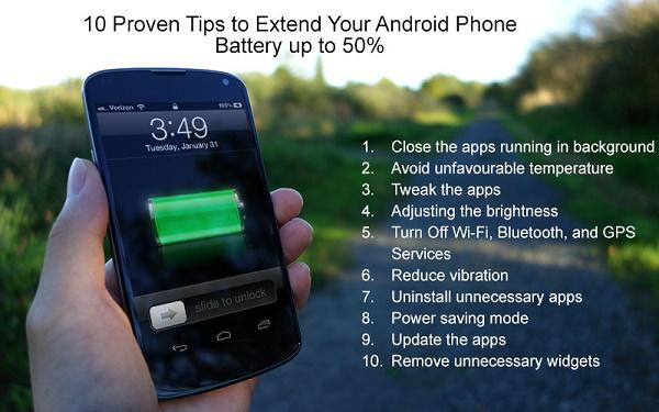 Extend Your Android Phone Battery