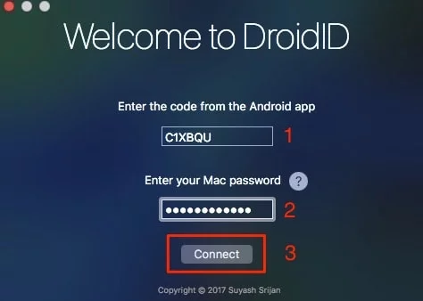 unlock mac using android