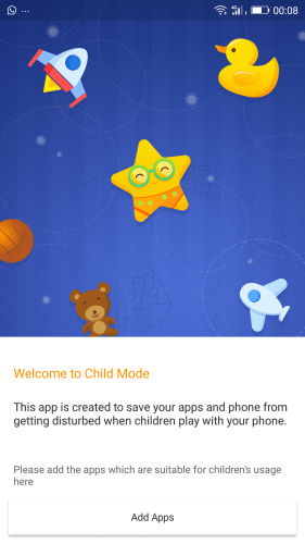 gionee a1 child mode