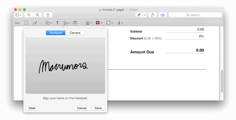 How to Electronically Sign a PDF using Preview on Mac 2