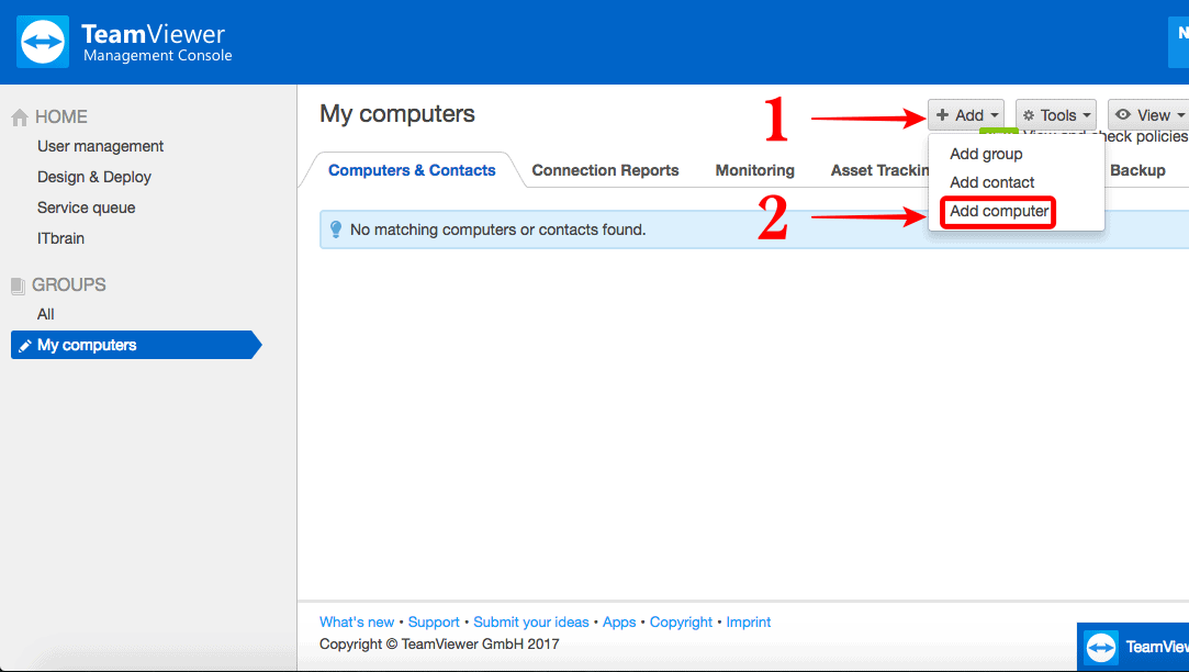 how to use teamviewer online