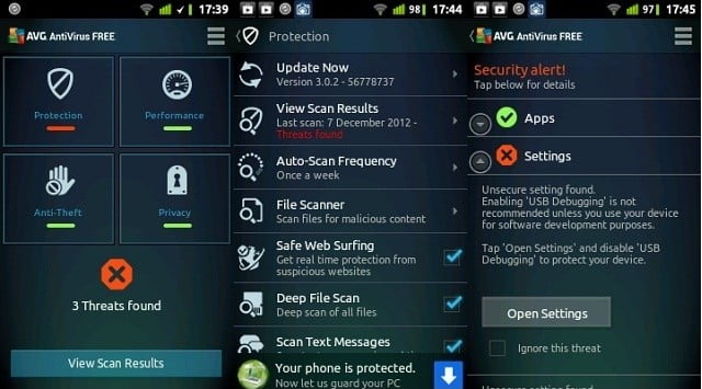 avg mobile security solution