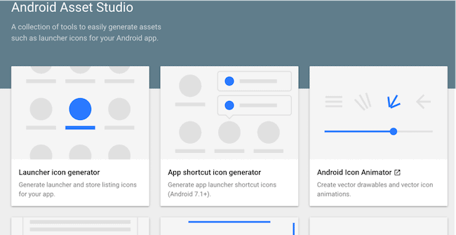 android asset studio