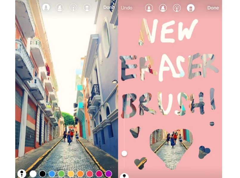 Top 10 Instagram Updates You Wouldn't Want To Miss TechGYO_Erase Brush