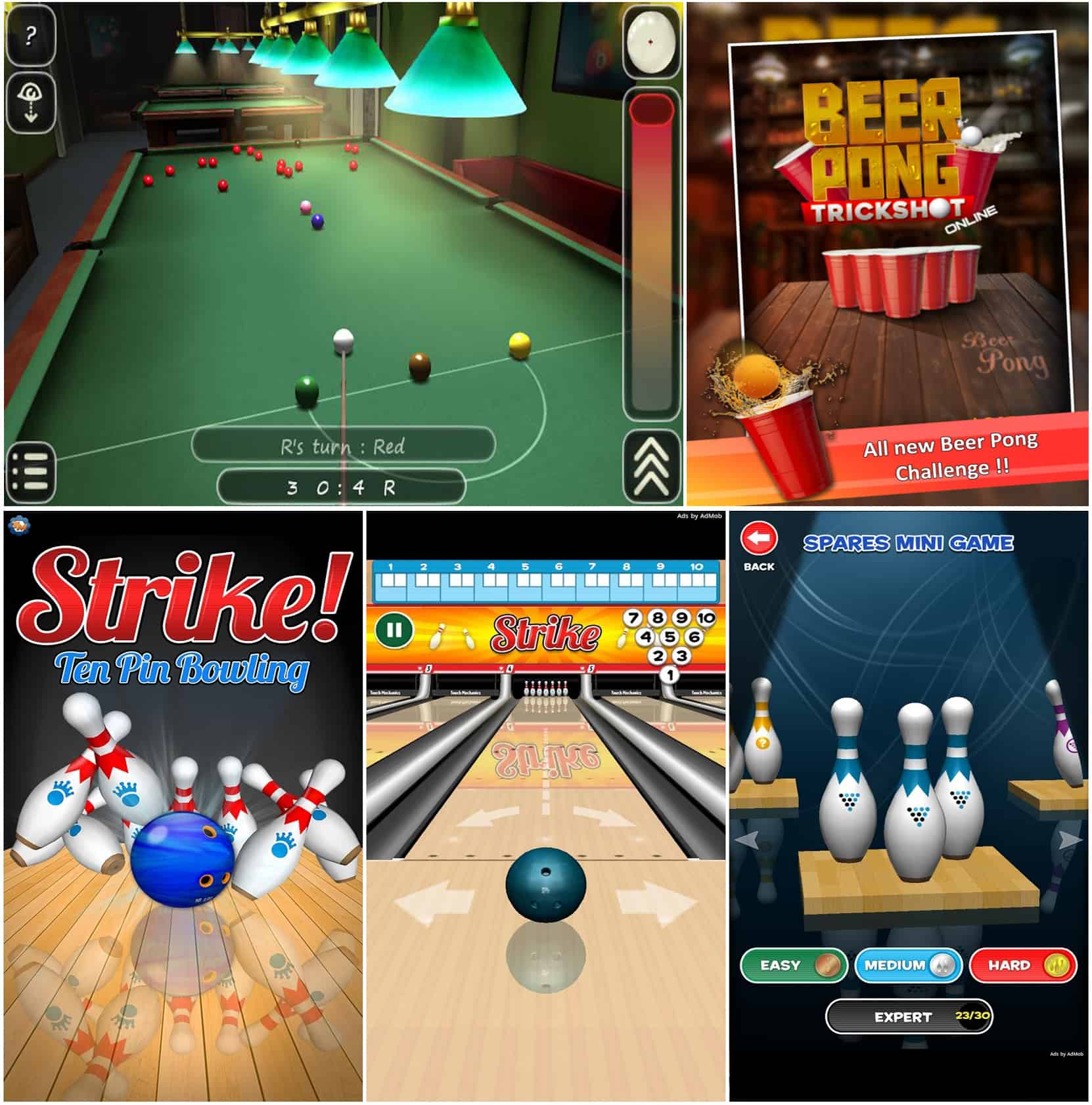 TechGYO_Pool 3D, Beer Pong, Strike!